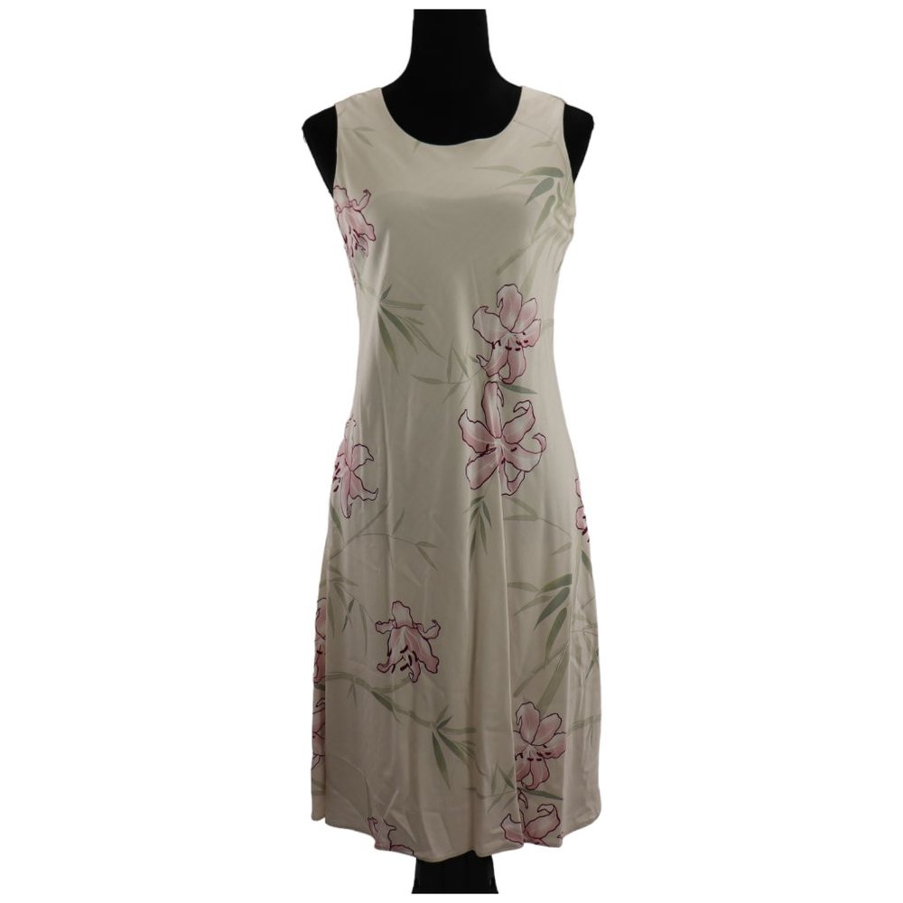 Hilo Hattie Hawaiian A-Line Dress 100% Rayon Tropical Floral Size S NWT
